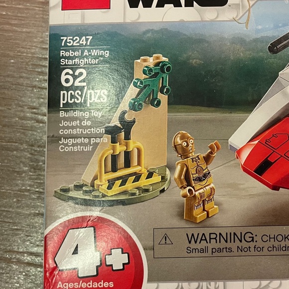 New sealed retired lego 75247 Star Wars Rebel A Wing Starfighter C-3PO and Pilot - Picture 6 of 6
